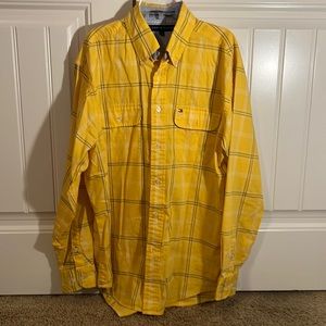 Tommy Hilfiger Long Sleeve Yellow Shirt  Medium